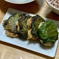 37eeee's cooksnap of when they made レンコンと大葉の挟み揚げ.