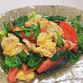 いたちゃん55's cooksnap of when they made レタスとトマトの玉子炒め.