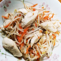 TET18's cooksnap of when they made ささみともやしのマヨぽん酢炒め.