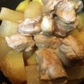 あいりんママ♪'s cooksnap of when they made 大根とじゃがいもの味噌煮.