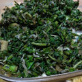 ミドリ５５'s cooksnap of when they made 大根の間引き菜の炒め煮（ふりかけ）.