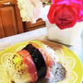 ダッフィーニーうに's cooksnap of when they made ベーコンチーズおにぎり。.