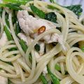 siroro56's cooksnap of when they made 鶏肉とほうれん草のペペロンチーノ.