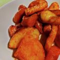 シロツメクサmnm's cooksnap of when they made 簡単!長芋とウインナのサク♪ホク♪炒め★.