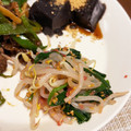 やつはしひじり's cooksnap of when they made ほうれん草ともやしの梅肉ナムル.