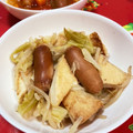 RINクック's cooksnap of when they made キャベツ、厚揚げ、ウインナーの洋風煮浸し.