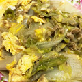 珠生ママ☆'s cooksnap of when they made 節約レシピ！白菜とツナの卵とじ.
