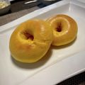 mi_a_i's cooksnap of when they made 中にも外にも！かぼちゃベーグル.