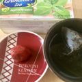FUHAKKY's cooksnap of when they made ミントティ一を蜂蜜漬けの梅干しと共に♬.