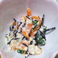 takumay's cooksnap of when they made ひじきとほうれん草の白和え.