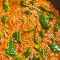 さんちゃん（╹◡╹）'s cooksnap of when they made 簡単で激ウマ☆豚ひき肉でチャプチェ.