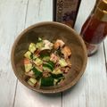 おはなすき's cooksnap of when they made 簡単！納豆に胡瓜ちくわねぎチリソース.