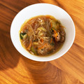 まめ郎's cooksnap of when they made 青梗菜と肉団子の中華風♪.