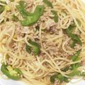クックOBSDVC☆'s cooksnap of when they made 挽き肉とピーマンの柚子胡椒パスタ.