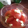 ayureo's cooksnap of when they made トマトとチーズのマリネ風✲さっぱり和え.