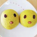 なまちょこれいと's cooksnap of when they made 丸パンを簡単に可愛く♡小鳥の顔のパン.