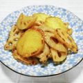 ＠迷子＠'s cooksnap of when they made 作りおき　蓮根と薩摩芋の甘酢味噌炒め.