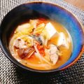 もふもふクロさん's cooksnap of when they made サバ缶でトマトキムチ鍋.