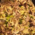マリアの料理記録日誌's cooksnap of when they made セロリとひき肉炒め.