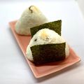 かっちゃん杉's cooksnap of when they made 明太子と昆布（塩　佃煮）の二刀流おにぎり.