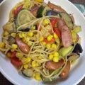 Rionaのおうち飯's cooksnap of when they made *コンソメトマトパスタ*.
