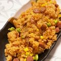 ちゃまたまご's cooksnap of when they made チキンライス.
