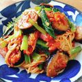 Emihann's cooksnap of when they made ナスとトマト缶のパスタ.
