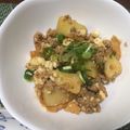 かんじきんぐ's cooksnap of when they made じゃがいもと厚揚げの韓国風みそそぼろ炒め.