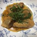 かんじきんぐ's cooksnap of when they made 長芋の豚肉大葉巻き★梅肉ソース.