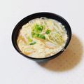 まあまま☆0403's cooksnap of when they made 半田めんでにゅうめん＊かき玉味噌汁＊.