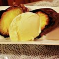 ダッフィーニーうに's cooksnap of when they made 簡単☆おやつ！焼き芋バニラアイス乗せ！.