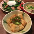 こつゆ514's cooksnap of when they made 定番！揚げ豆腐の甘辛煮☆.