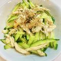 __おもち's cooksnap of when they made ささ身とキュウリのピリ辛ナムル.