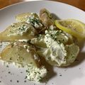 レディー・ババア's cooksnap of when they made 皮つきじゃがいも♪揚げないクリームチーズ.