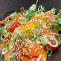 新婚OL's cooksnap of when they made 半額刺身でヅケ.