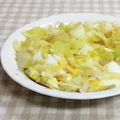 umemodoki's cooksnap of when they made 丼にもなるよ♪超簡単☆キャベツの卵とじ！.