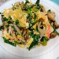 マキマキ913's cooksnap of when they made ＊白だしでニラとしめじと卵の炒め物＊.