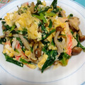 マキマキ913's cooksnap of when they made ＊白だしでニラとしめじと卵の炒め物＊.