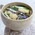 Yukiまむ's cooksnap of when they made 食べるスープ『水菜ときのこの生姜スープ』.
