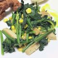 DORA＊DORA's cooksnap of when they made コーンとベーコンとほうれん草のバター炒め.
