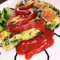 5本指くつした's cooksnap of when they made ほうれん草とじゃがいものオムレツ.