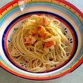 Moggieneko's cooksnap of when they made 海老とカラスミの和風ペペロンチーノ.