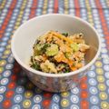 バカリャウ's cooksnap of when they made ＊大根の葉たっぷり卯の花(おから煮)＊.