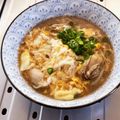 みかみか＾＾'s cooksnap of when they made 牡蠣づくし玉子あんかけうどん.
