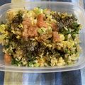 菜々桃's cooksnap of when they made 大根葉とザーサイのチャーハン.