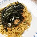 バウチャン's cooksnap of when they made 鰹節たっぷり納豆パスタ　簡単1人ランチに.