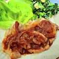 yuki★haru's cooksnap of when they made 赤ワイン漬け★やわらか豚ロース焼き.
