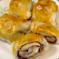 あい♪らんど's cooksnap of when they made 簡単なのにお店の味♡栗とあんこのパイ.