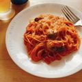 一番星寿美次郎's cooksnap of when they made フライパンひとつで鯖ナポリタン.