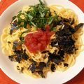 caruga's cooksnap of when they made 【男飯】すじこのスパゲッティ【和風】.